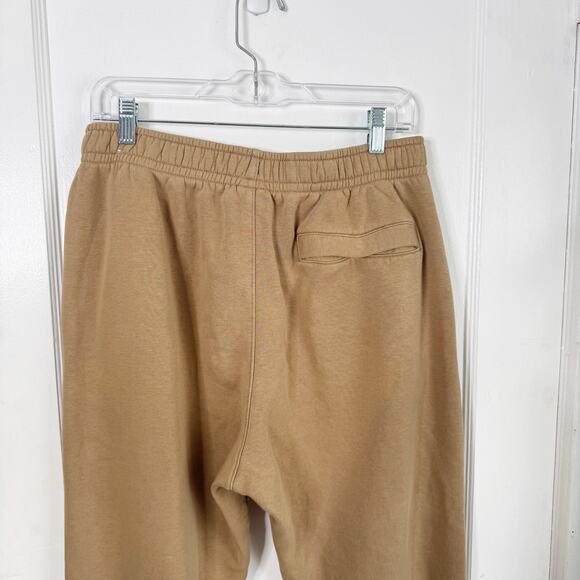 Nike Club Cuffed Pull On Sweatpants Pants Flax and White Logo Comfy Casual L - Picture 9 of 13